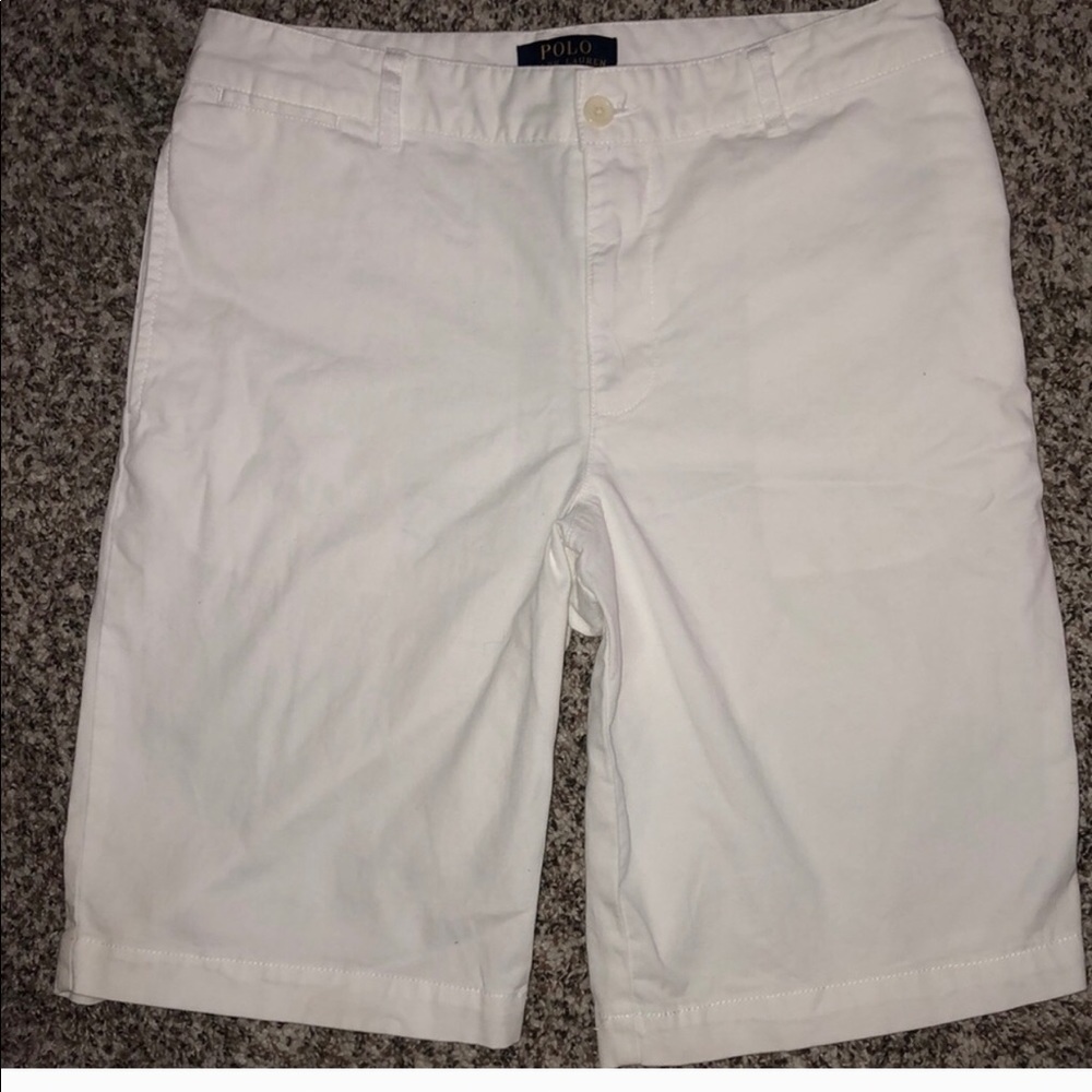 Polo Ralph Lauren Boys White Shorts Size 18